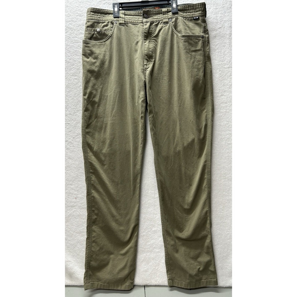 Howler Brothers Mens Size 36X32 Green Frontside 5-Pocket Pants (J9)